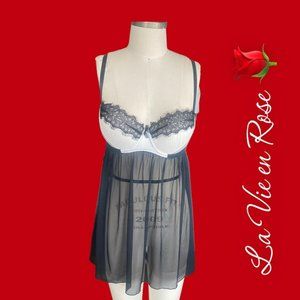 💋 4 FOR $50 / LA VIE EN ROSE BABYDOLL (SZ MED) (EUC)